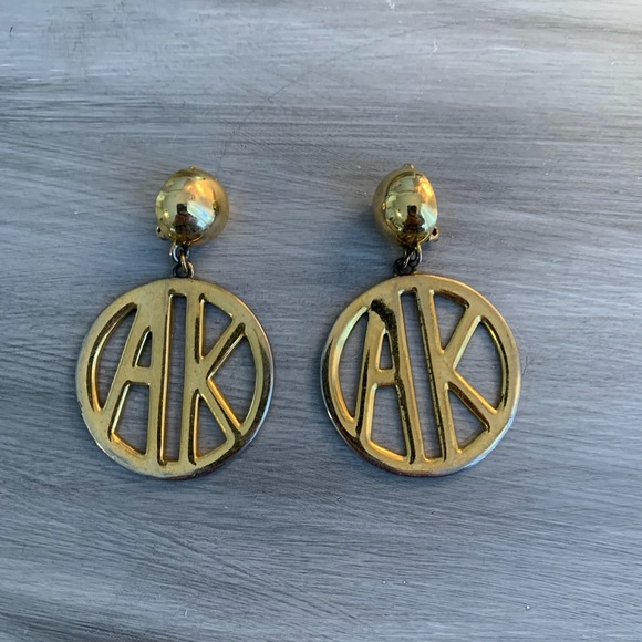 VINTAGE ANNE KLEIN EARRINGS - Picture 1 of 2